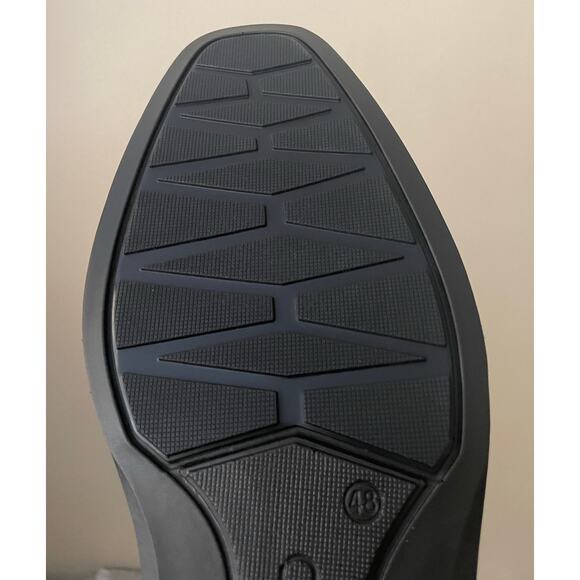 ECCO Mens Size 48/ US 14 Walnut Leather Oxfords Slip On Shoes - Picture 13 of 15